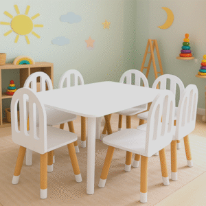 Mesa para 6 niños Modelo rejilla